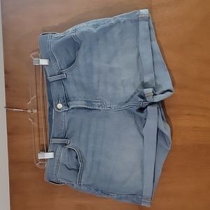 Old Navy Mid Rise Cuffed Jean Shorts